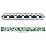 Dreamtime Crystal DC 77730 Rondelle Spacer Bars 5 Hole Chrysolite Opal/Silver